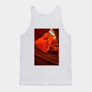 Looking Up from Lower Antelope Canyon - Painterly Tank Top